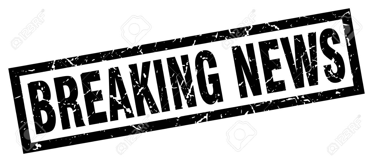 Square Grunge Black Breaking News Stamp Stock Vector Square Grunge Black Breaking News Stamp Stock Vector