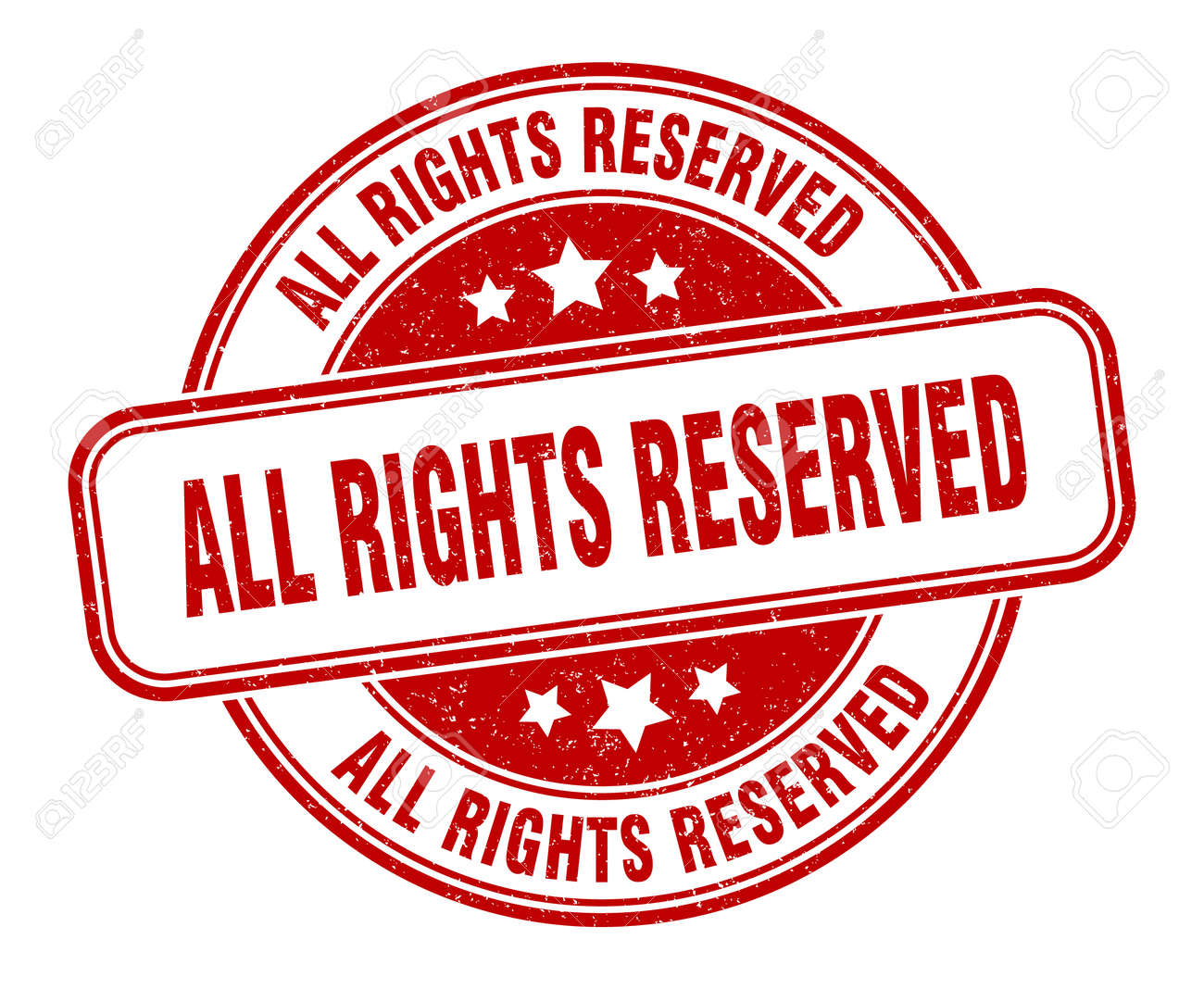 stamp ALL RIGHT