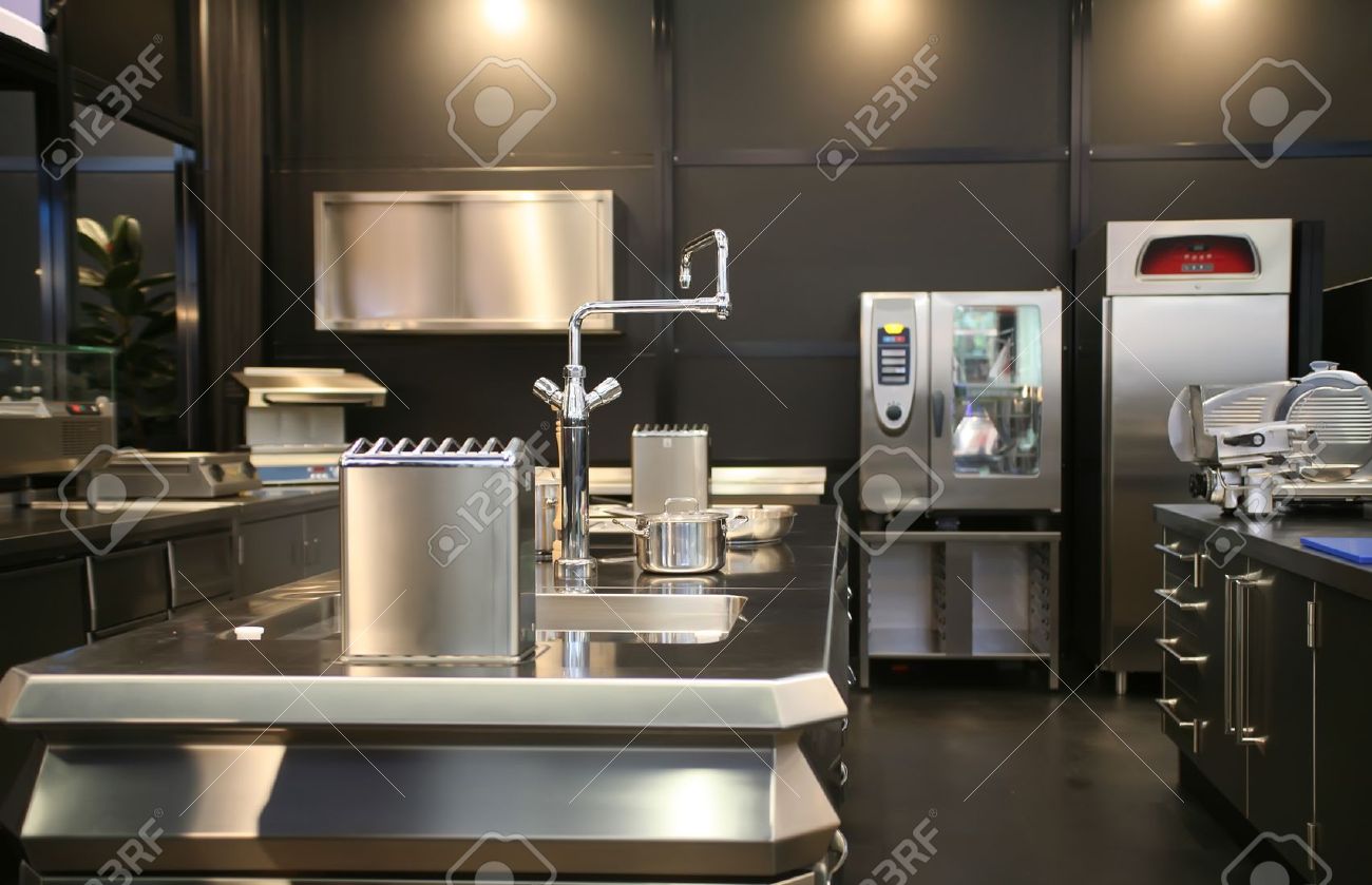 Industrial Kitchen interior of new industrial kitchen stock photo, picture and Industrial Kitchen interior of new industrial kitchen stock photo, picture and