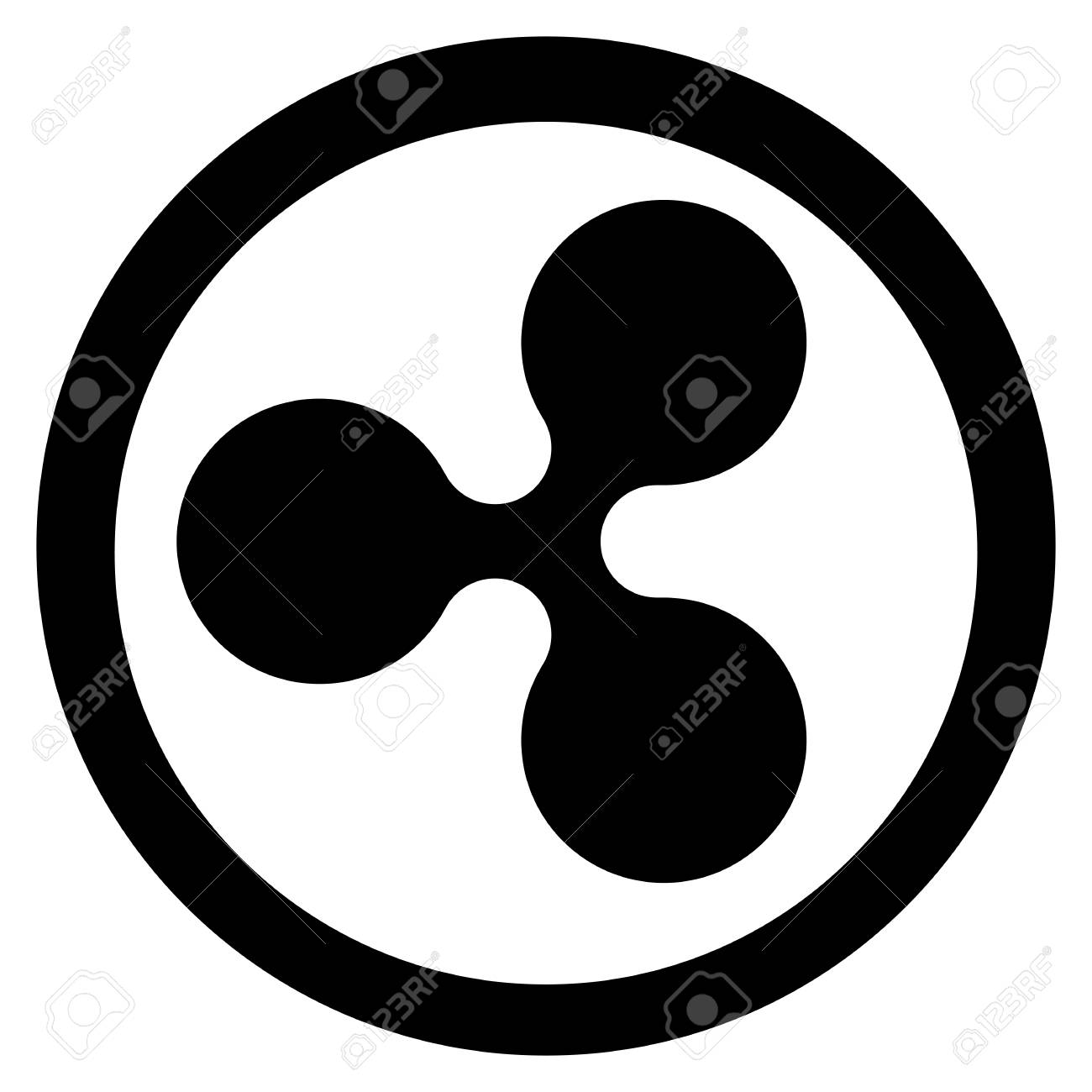 절연에 벡터 리플 아이콘 로열티 무료 사진, 그림, 이미지 그리고 스톡포토그래피. Image 91965169