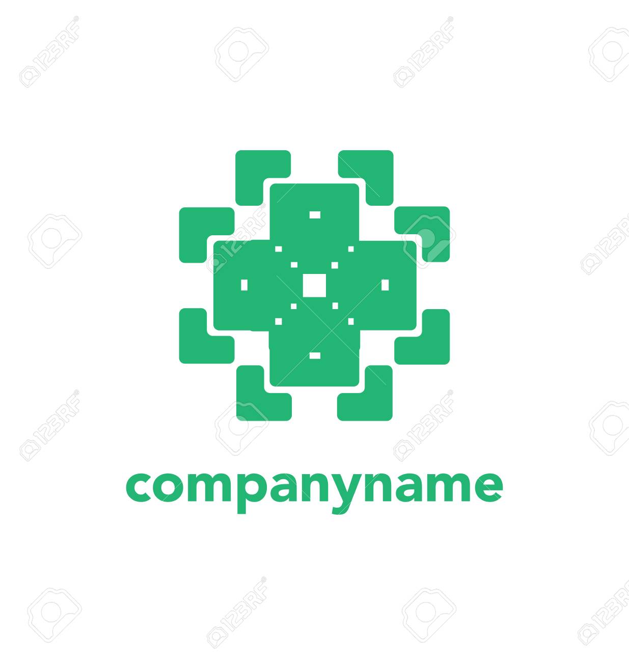 modern abstract logo design