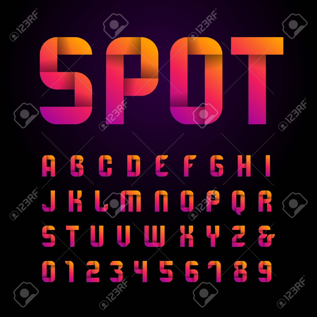 リボンのフォントです ラテン文字と数字とアルファベットでベクトル のイラスト素材 ベクタ Image リボンのフォントです ラテン文字と数字とアルファベットでベクトル のイラスト素材 ベクタ Image