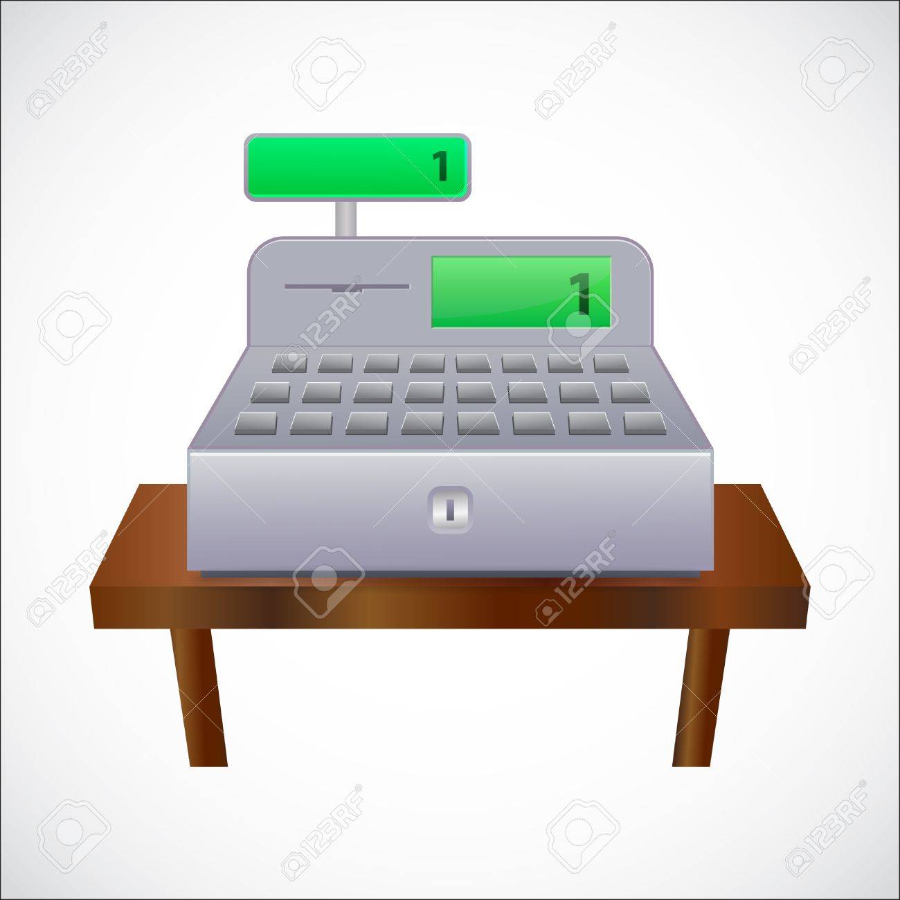 キャッシュ レジスターのイラスト素材 ベクタ Image