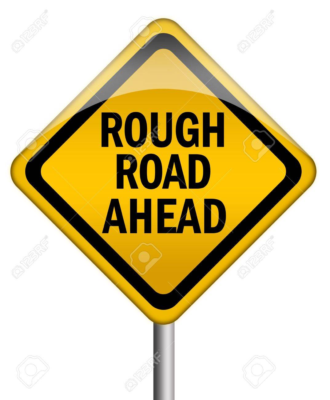 rough road ahead sign stock photo picture and royalty free image image 7426711 rough road ahead sign