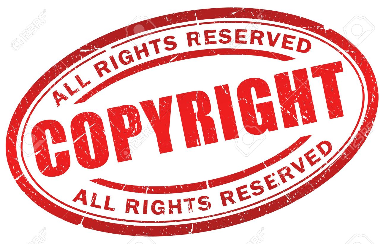 copyright grunge symbol stock photo 10856804