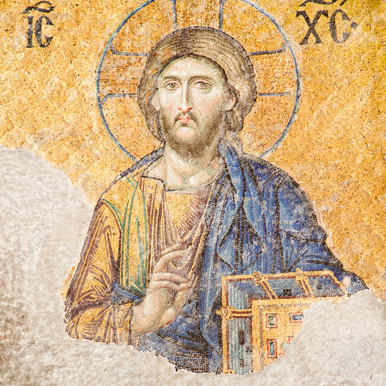 Istanbul, Turquie - 24 Juin, 2015: Jésus-Christ à Sainte-Sophie ...