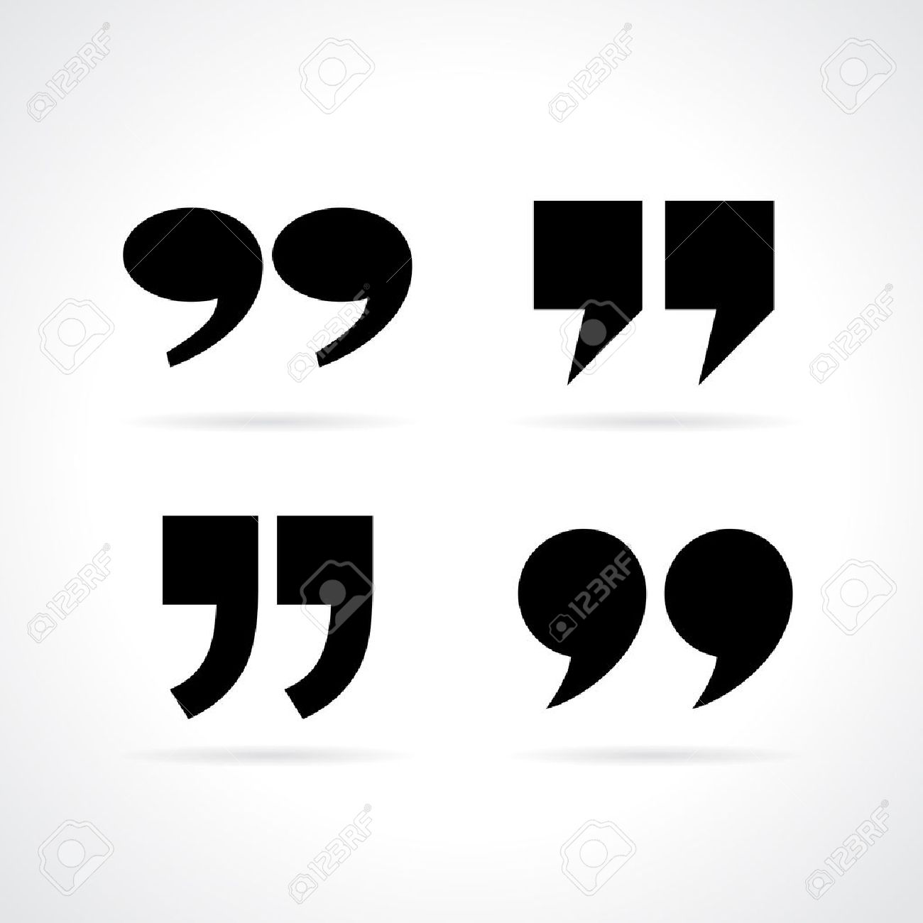 quote marks royalty free cliparts vectors and stock illustration quote marks