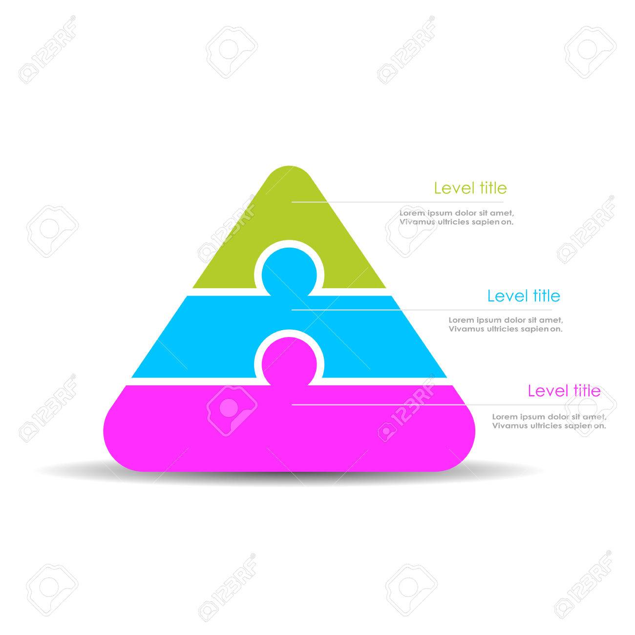 pyramid diagram template royalty free cliparts vectors and stock