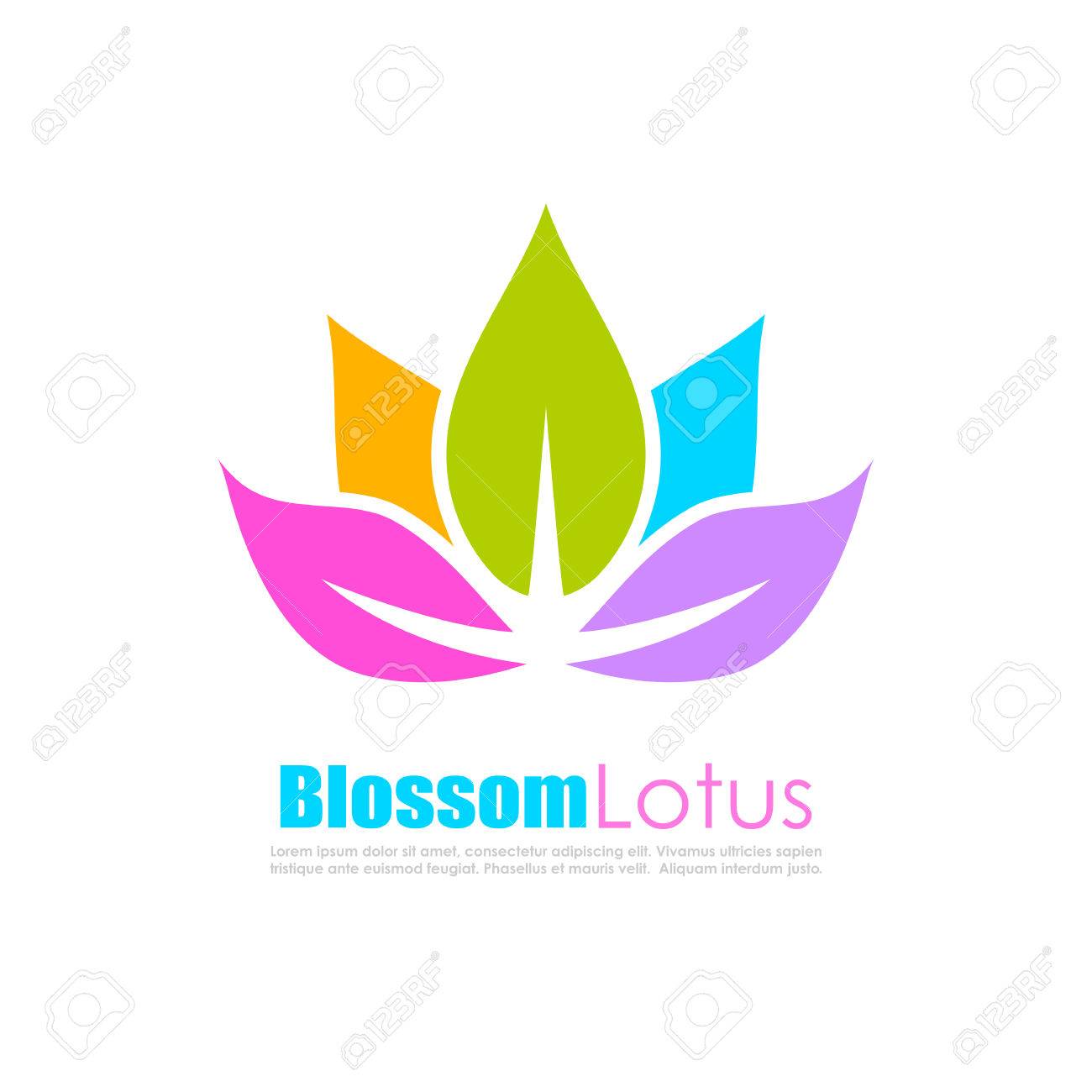 Colorful Flower Logo Royalty Free SVG, Cliparts, Vectors, and Stock  Illustration. Image 67968739., image size:1300x1300