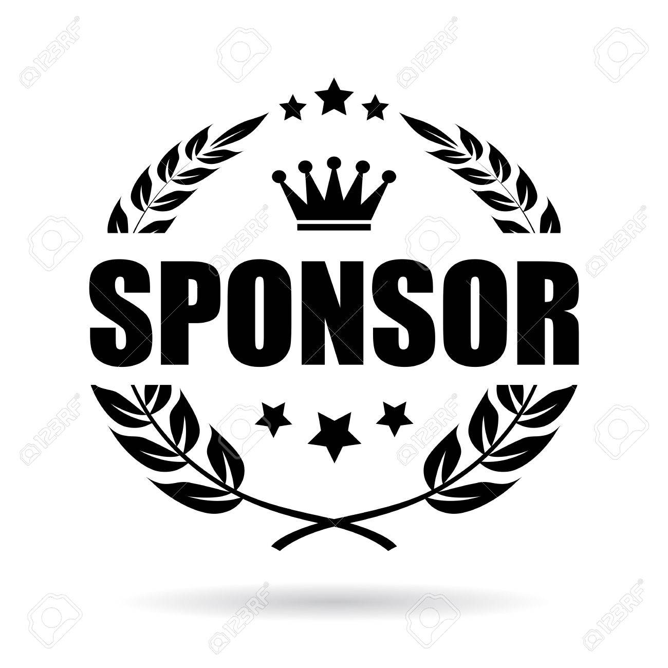 sponsor laurel business icon royalty free cliparts vectors and