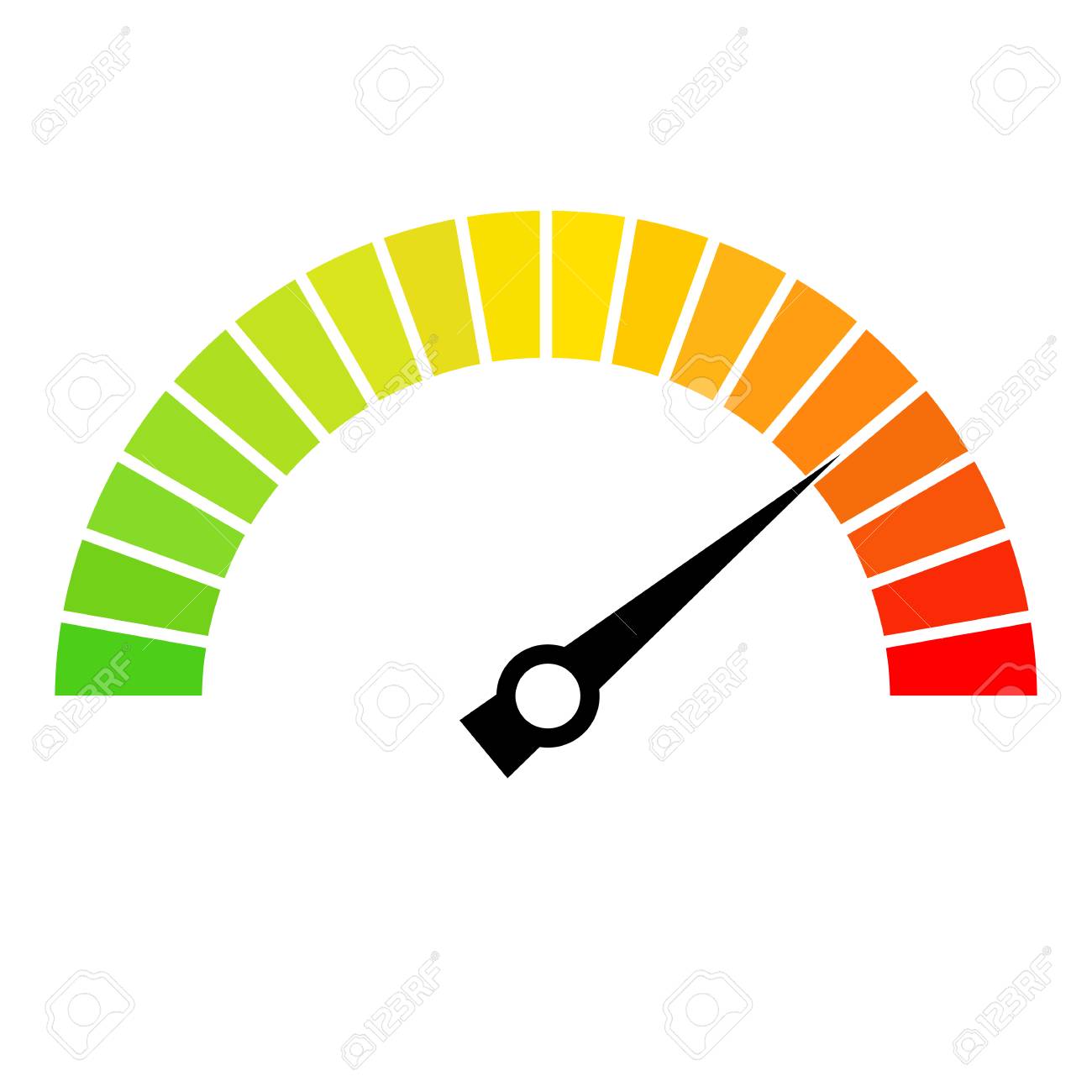 speed metering dial vector