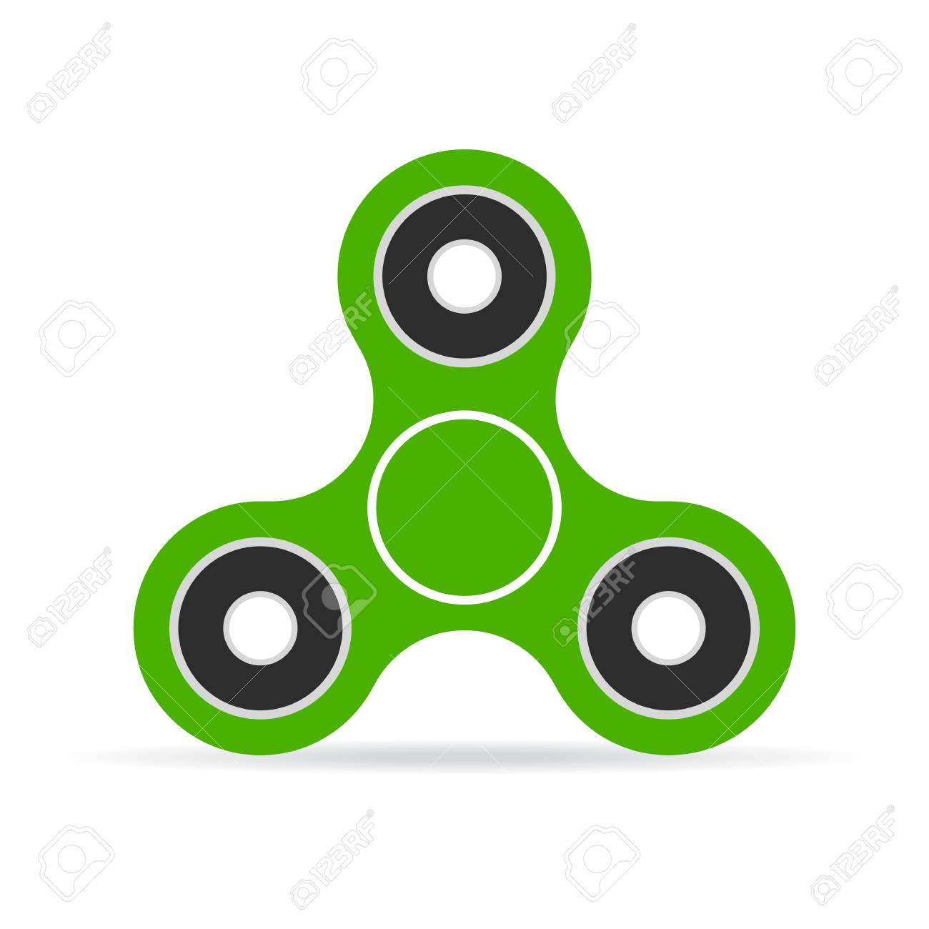 green fidget spinner
