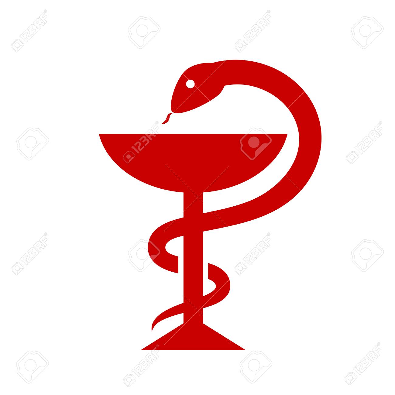 Snake With Cup Pharmaceutical Vector Sign Royalty Free SVG, Cliparts,  Vectors, and Stock Illustration. Image 87354073., image size:1300x1300