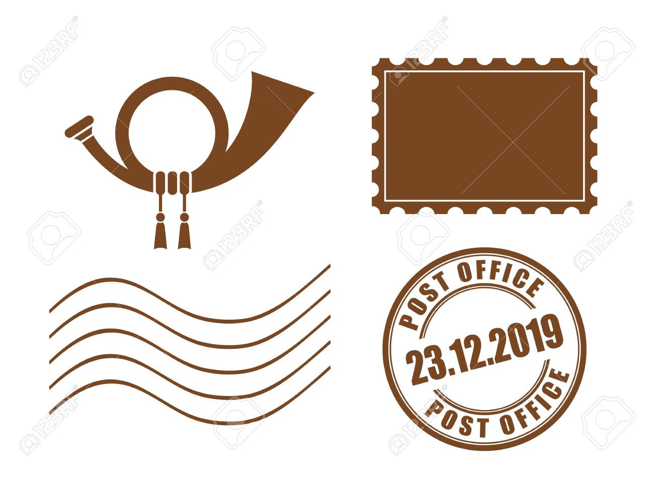 Blank Post Stamps, Vector Illustration Royalty Free SVG, Cliparts, Vectors,  and Stock Illustration. Image 19375848., Post Stamps -  lolasrestaurants.com.au