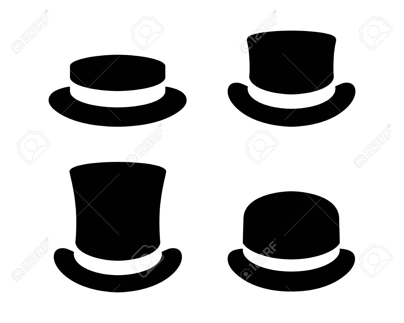 black and white boater hat