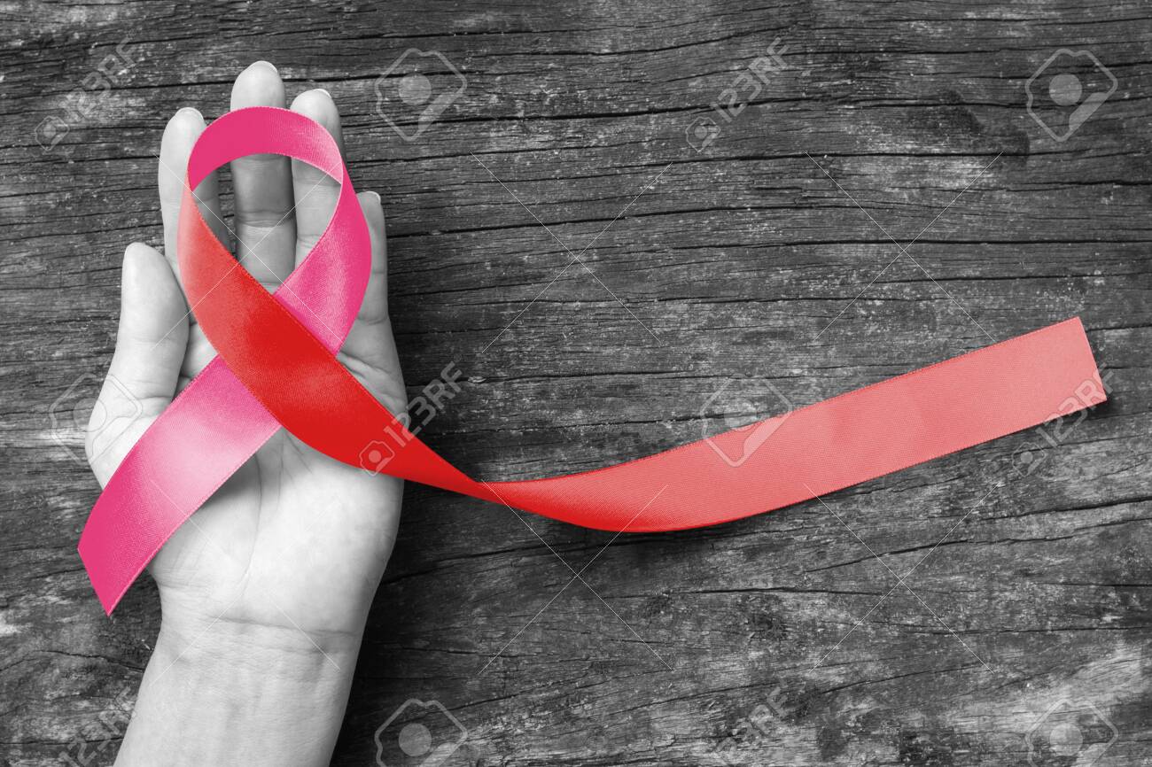 Pink Ribbon - Ribbon (isolated With ) On Symbolic Color Bow For HIV AIDS  And Breast, Cervical Cancer Disease Awareness Stock Photo, Picture and  Royalty Free Image. Image 136317126., image size:1300x866
