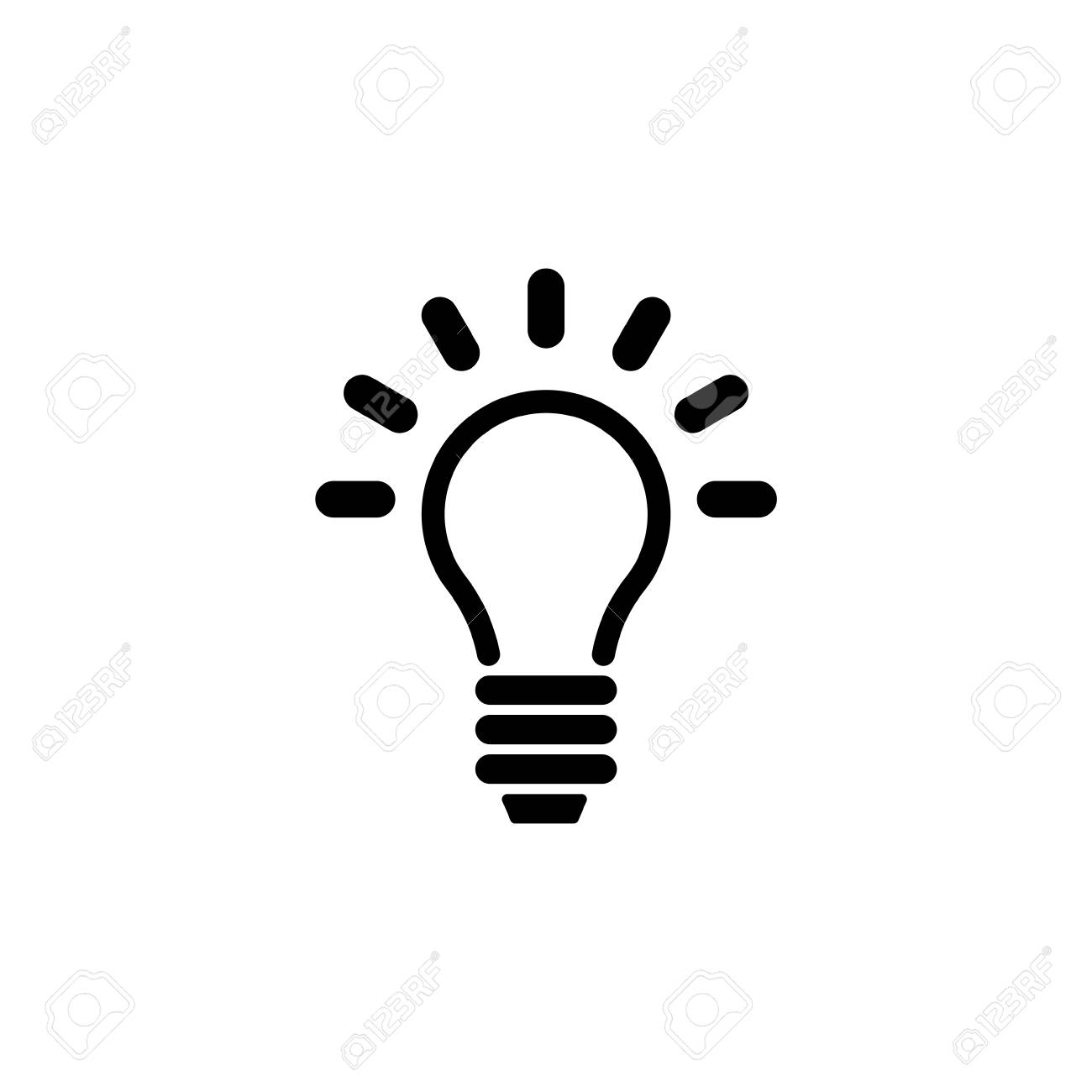 Lamp, Light Bulb, Idea. Flat Vector Icon illustration. Simple black symbol on white background. Lamp, Light Bulb, Idea sign design template for web and mobile UI element - 105626775 Lamp, Light Bulb, Idea. Flat Vector Icon illustration. Simple black symbol on white background. Lamp, Light Bulb, Idea sign design template for web and mobile UI element - 105626775