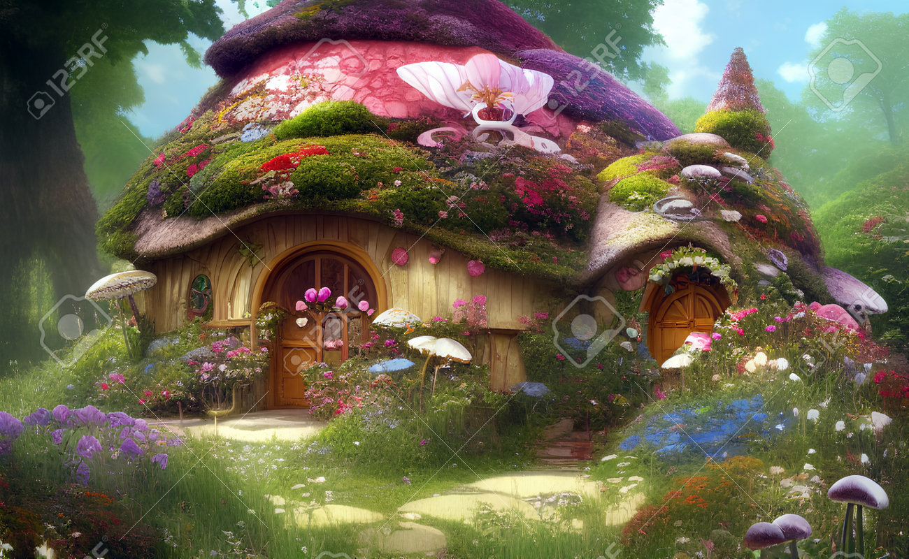 I-6471 エゴイスト ルーツ リーフ　40 渋輝 Bluish Sea Trout 手描きイラスト 色紙 妖精の森自作 オリジナル ファンタジー 蝶 妖精