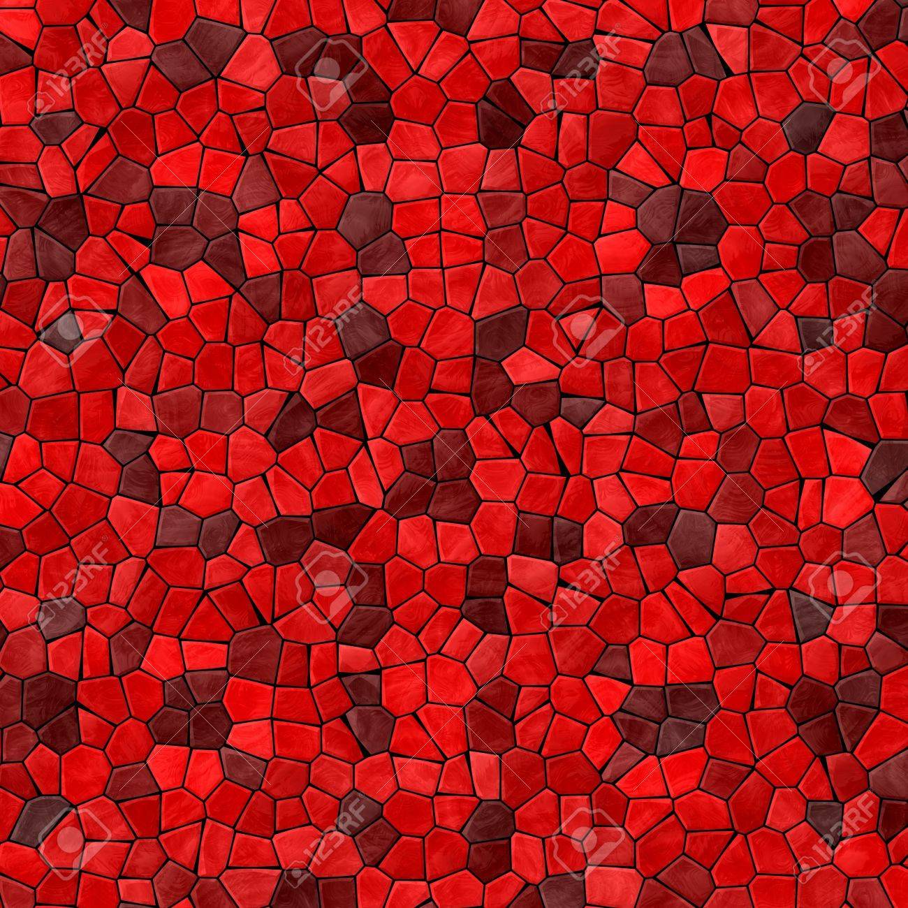 Mosaic in Red