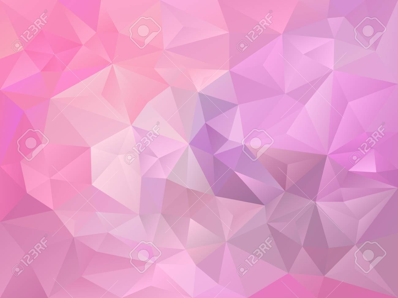 Vecteur Abstrait Polygone Irregulier Avec Un Motif De Triangle En Pastel Bebe Couleur Rose Et Violet Clip Art Libres De Droits Vecteurs Et Illustration Image