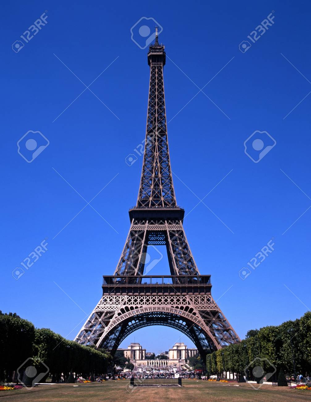 View Of The Eiffel Tower Paris France Europe Stock Photo Picture And Royalty Free Image Image 13751732