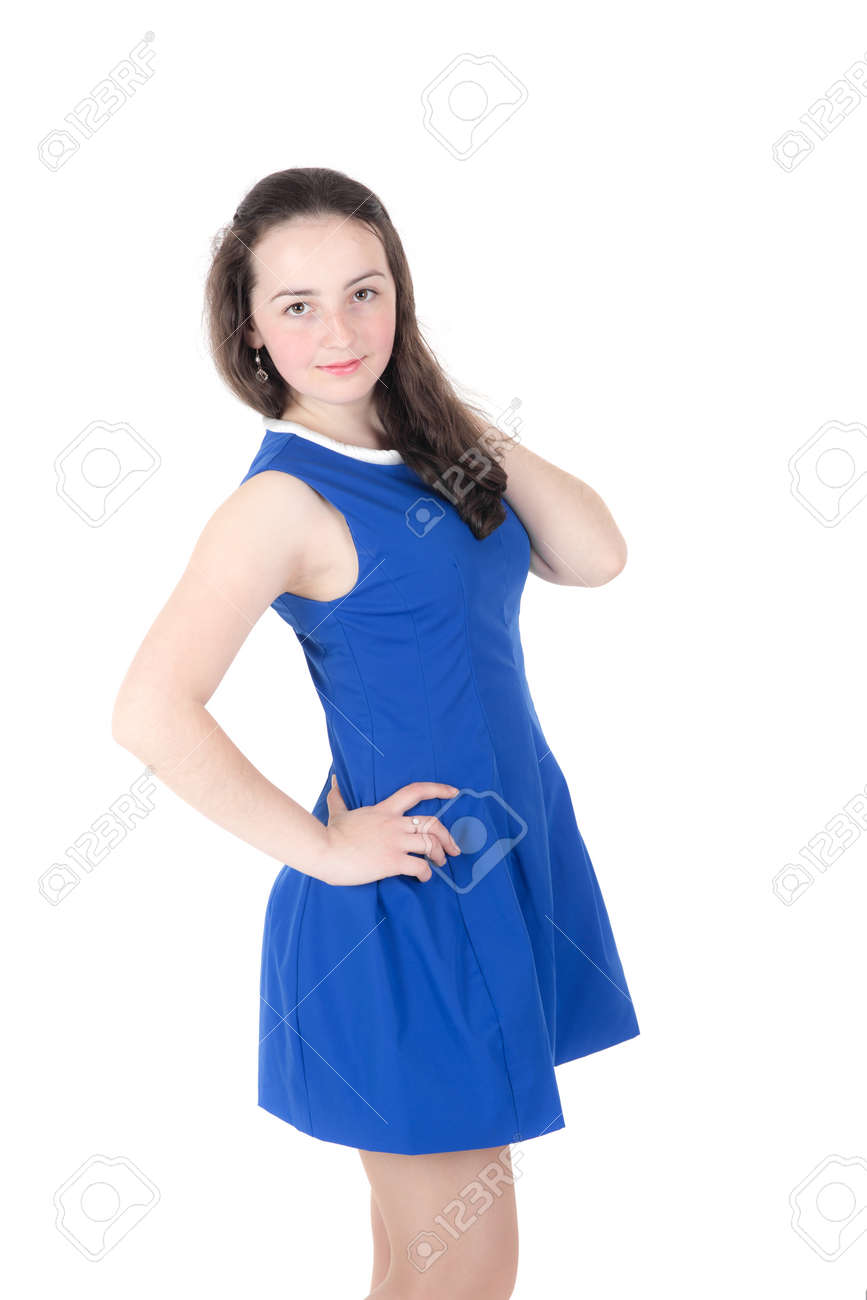 blue dress for teenage girl