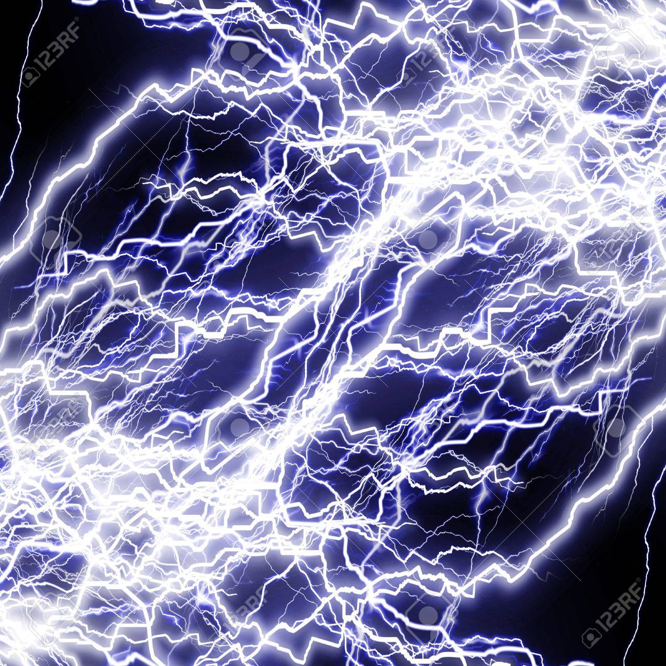 Intense Lightning Storm Or Electricity On A Dark Background Stock Photo Picture And Royalty Free Image Image