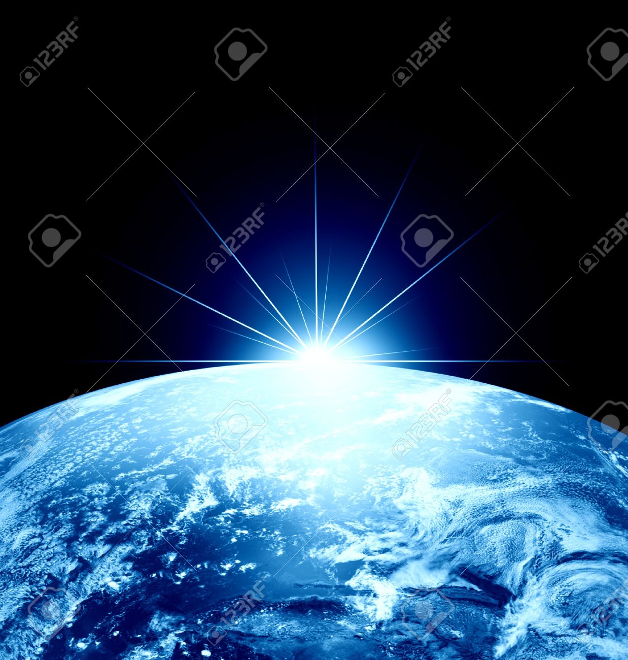 日の出と宇宙から見た地球 の写真素材 画像素材 Image 日の出と宇宙から見た地球 の写真素材 画像素材 Image