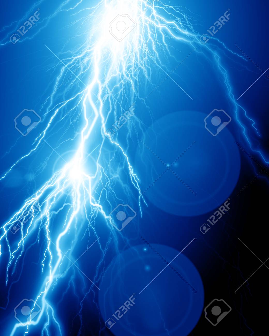 激しい雷 の写真素材 画像素材 Image