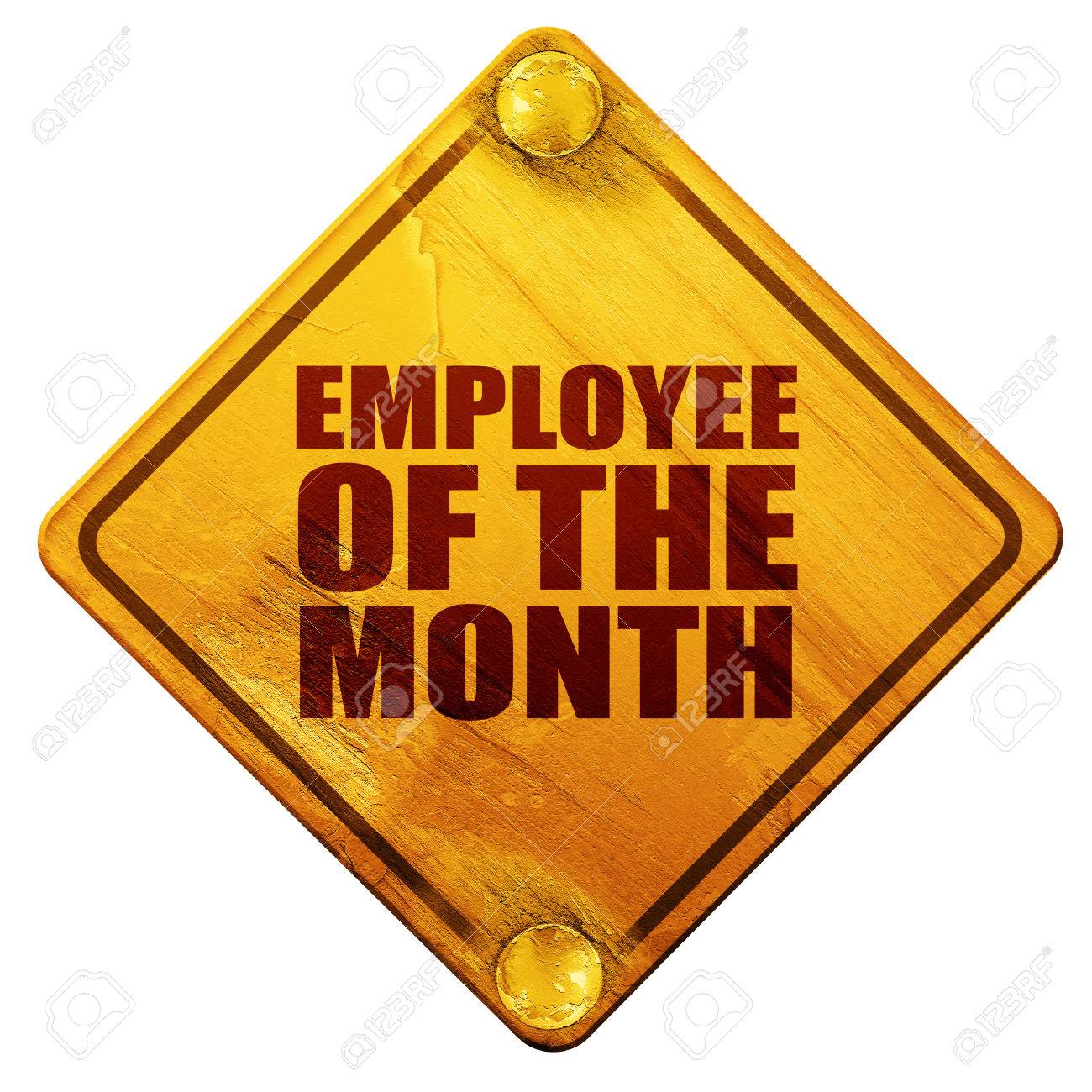 employee of the month sign