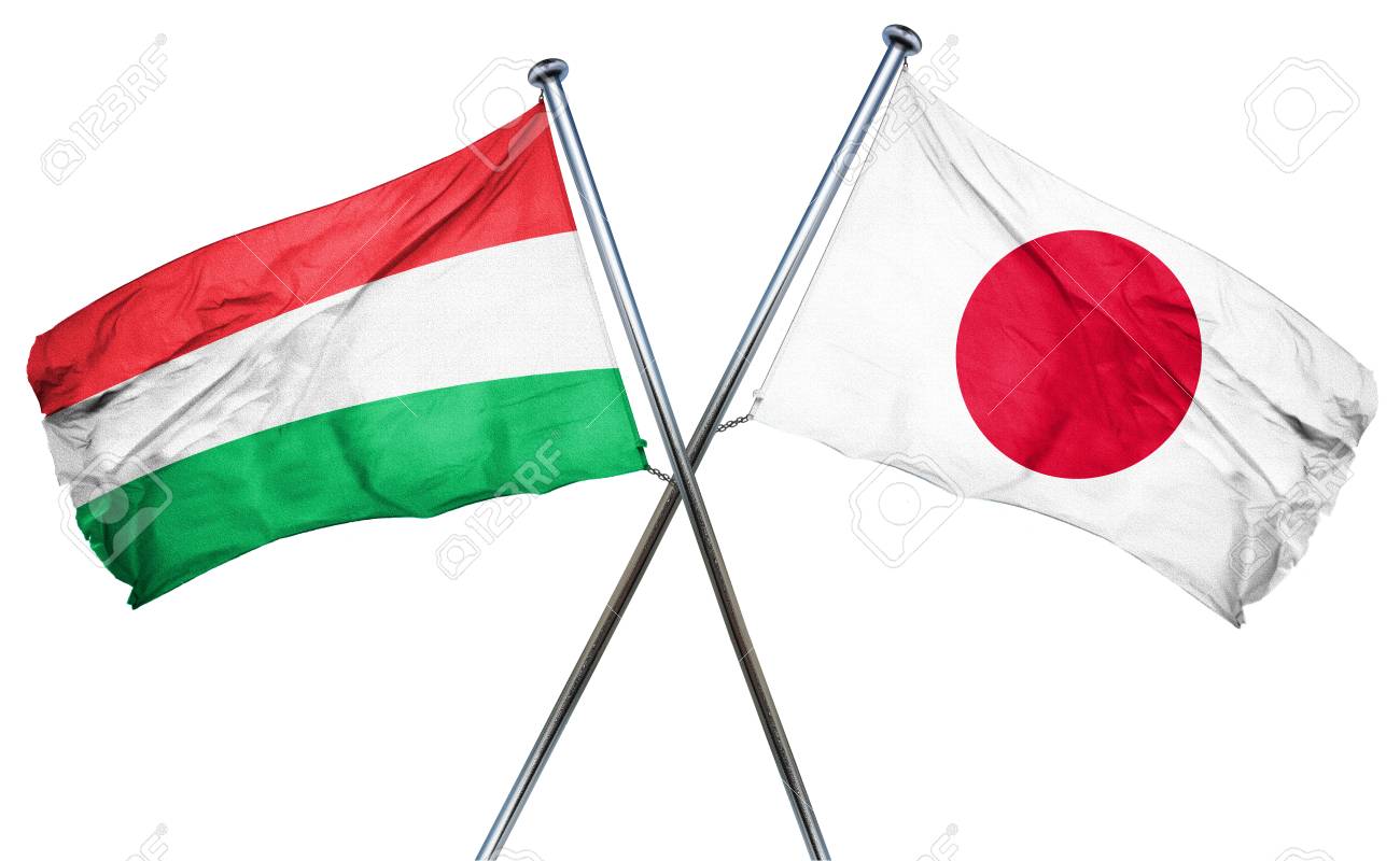 Hungary Flag Combined With Japan Flag Stock Photo Picture And Royalty Free Image Image