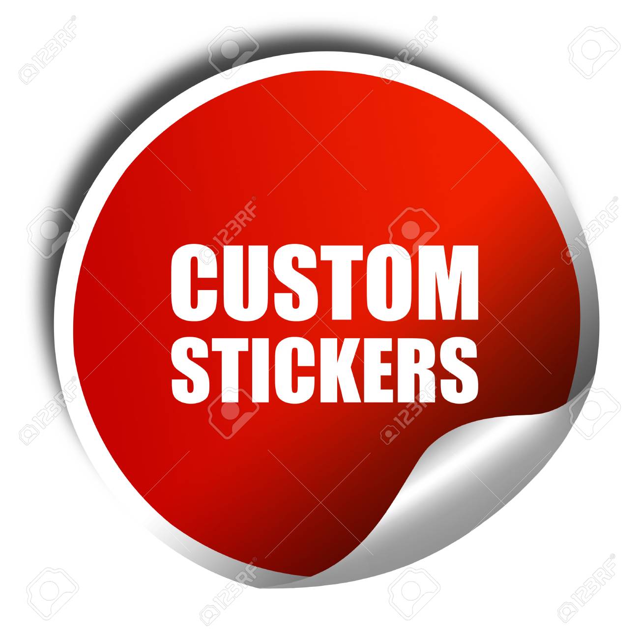 custom shiny stickers
