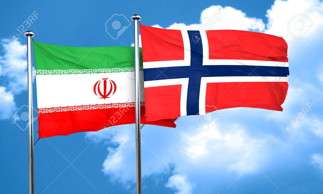 Iran Flag With Norway Flag 3d Rendering Stock Photo Picture And Royalty Free Image Image
