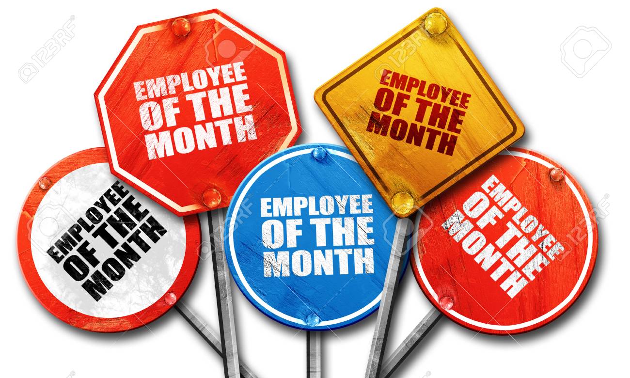 employee of the month sign