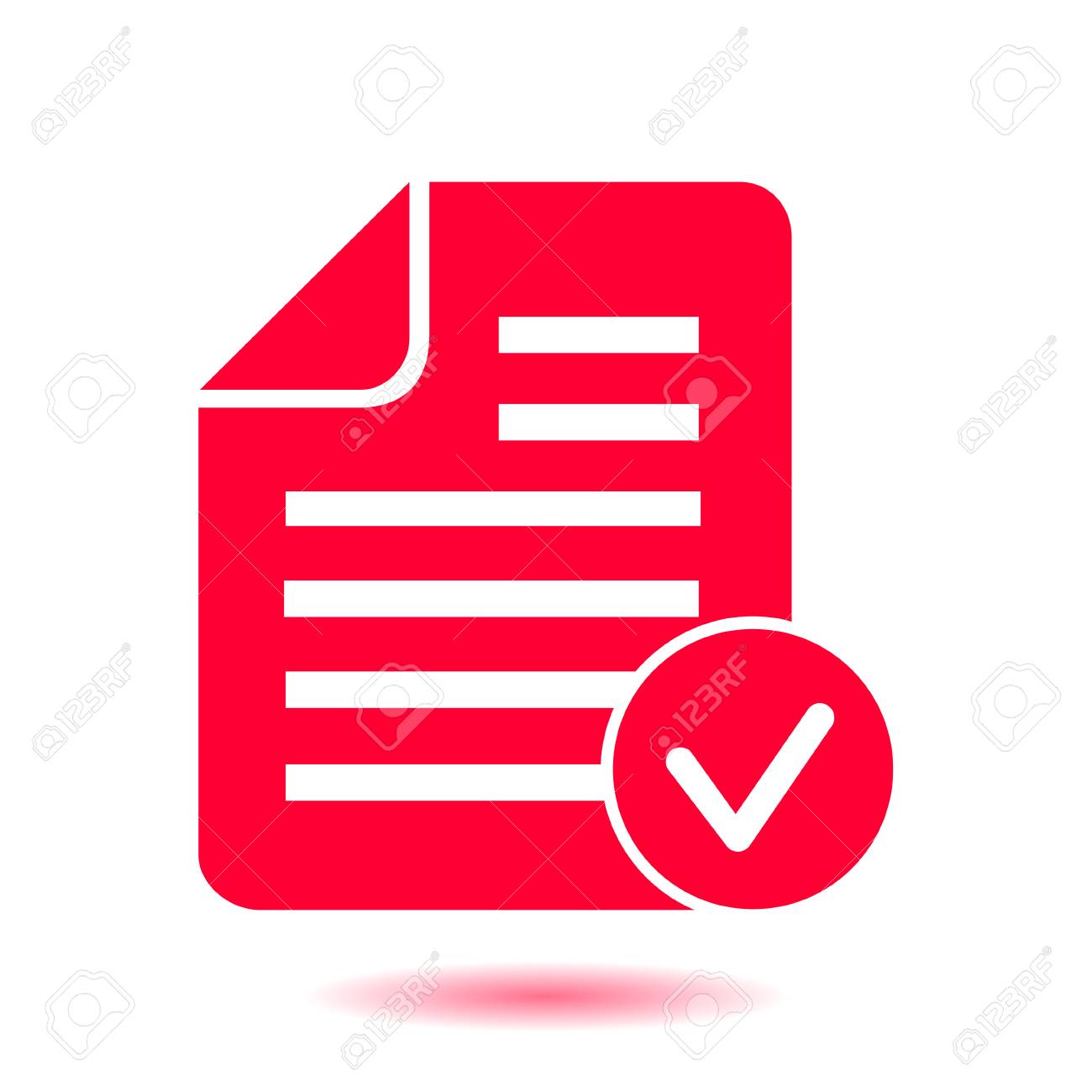 document with ok icon add paper attach page royalty free cliparts free add paper