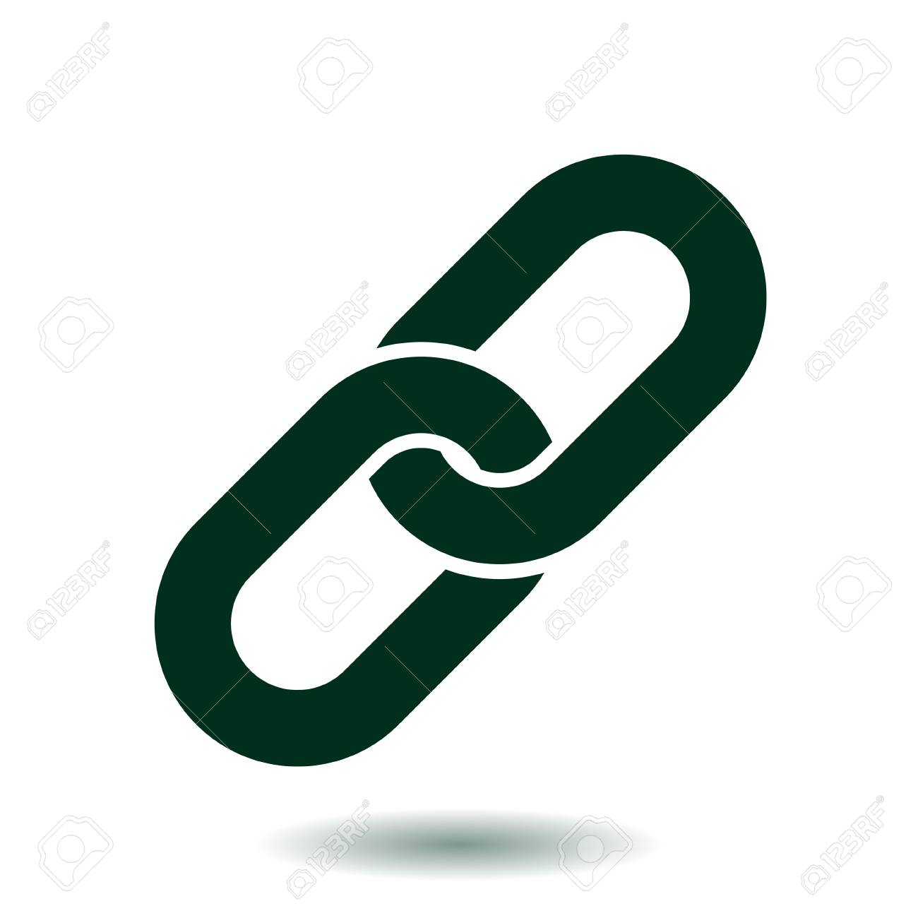 Link Single Icon.Chain Link Symbol. Icon Link To The Source. Royalty Free  SVG, Cliparts, Vectors, and Stock Illustration. Image 79616219.