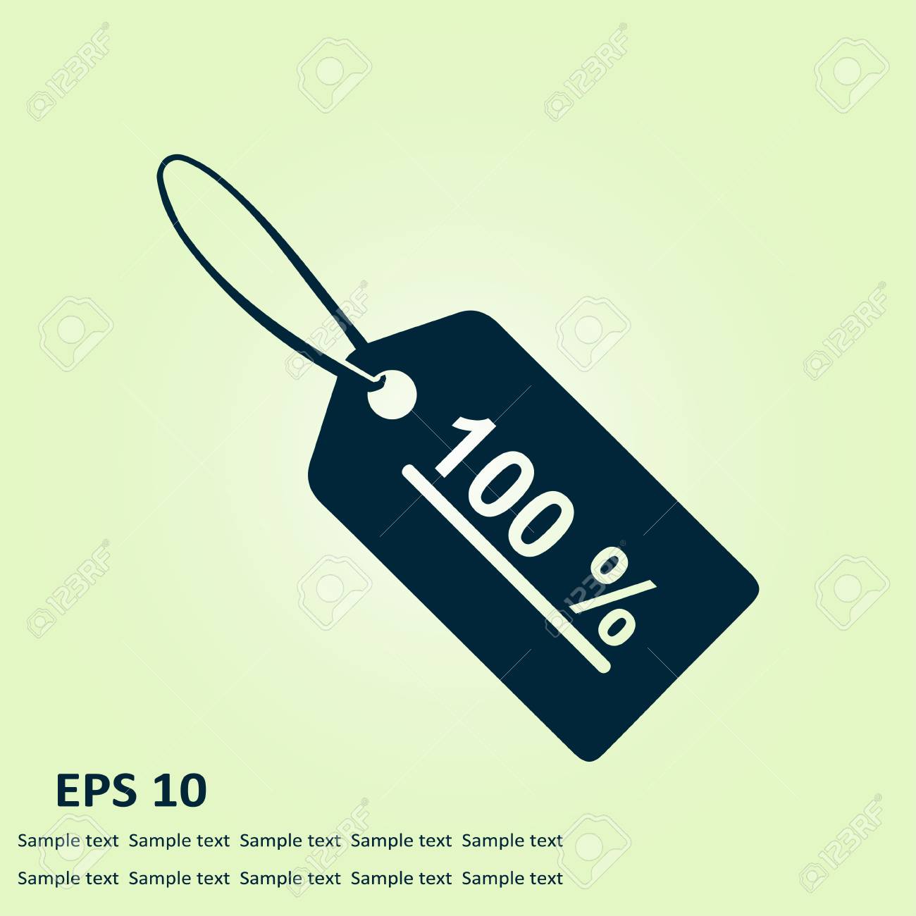 sample price tag