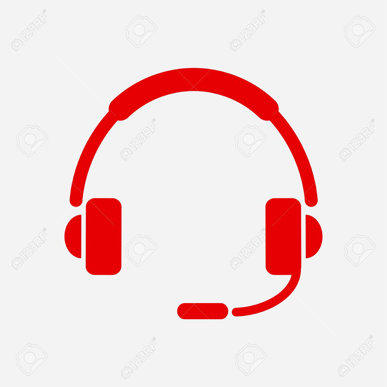 flat icon of support sign the call center contact technical call support