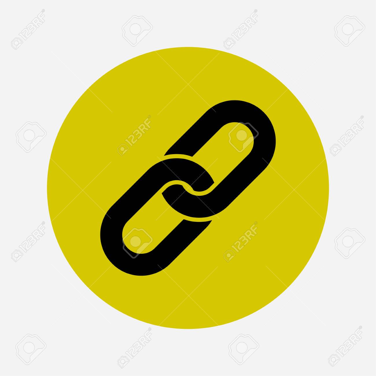 링크 단일 아이콘입니다. 체인 링크 기호입니다. 소스에 대한 아이콘 링크. 로열티 무료 사진, 그림, 이미지 그리고 스톡포토그래피.  Image 86842627