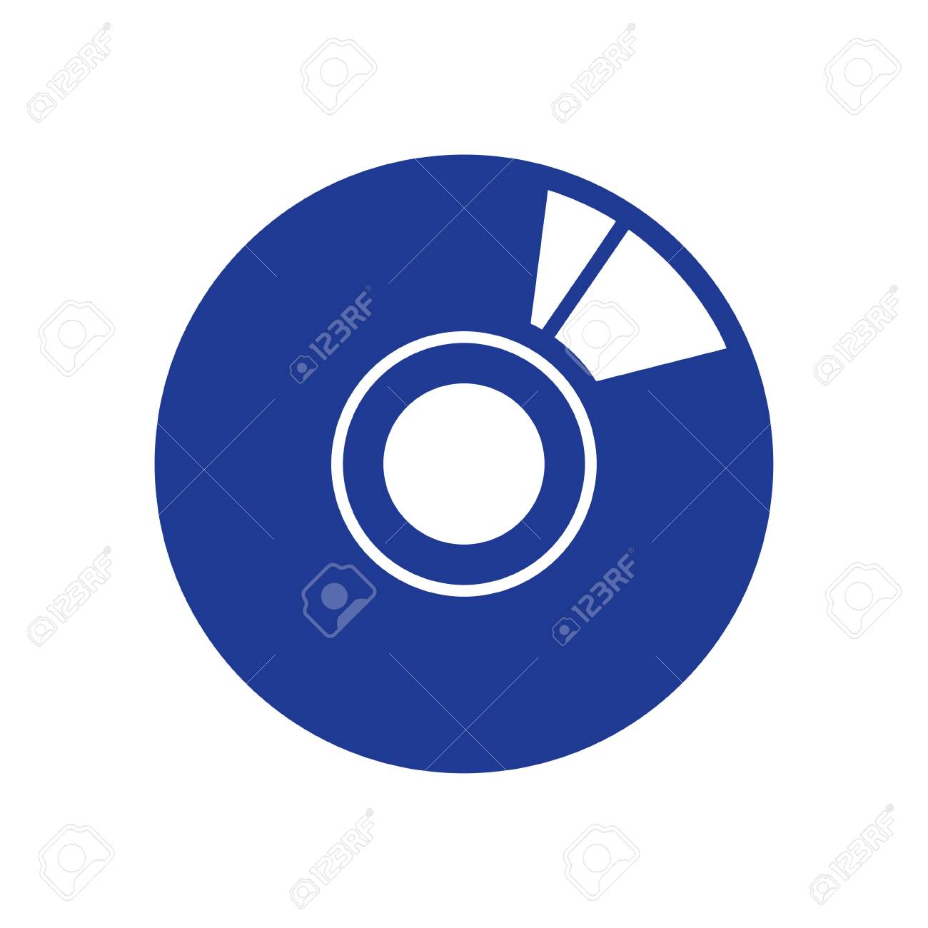 Cd Or Dvd Icon Compact Disk Symbol Flat Design Style Royalty Free Cliparts Vectors And Stock Illustration Image 93018134