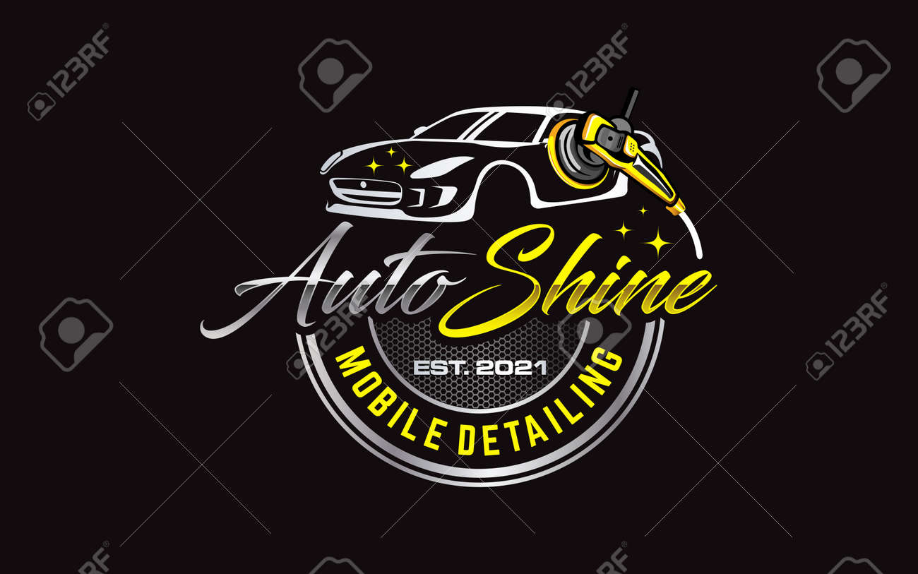 Car wash logo design template Royalty Free Vector Image