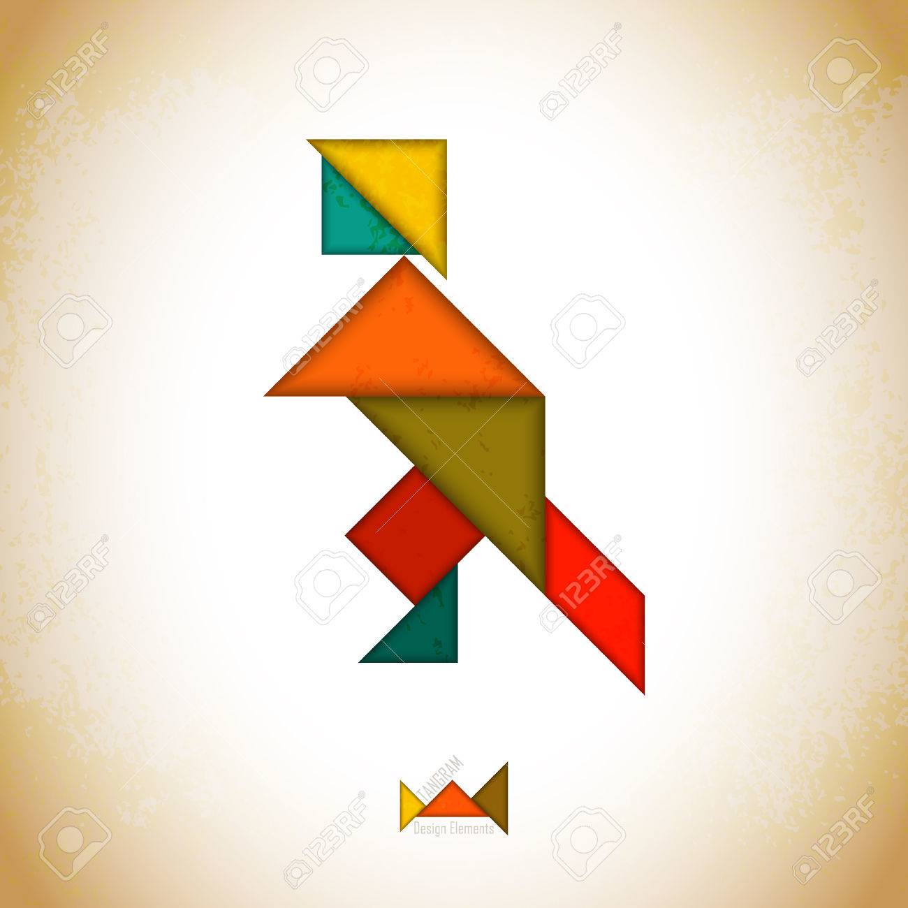 Discount tangram de personas Hotsell