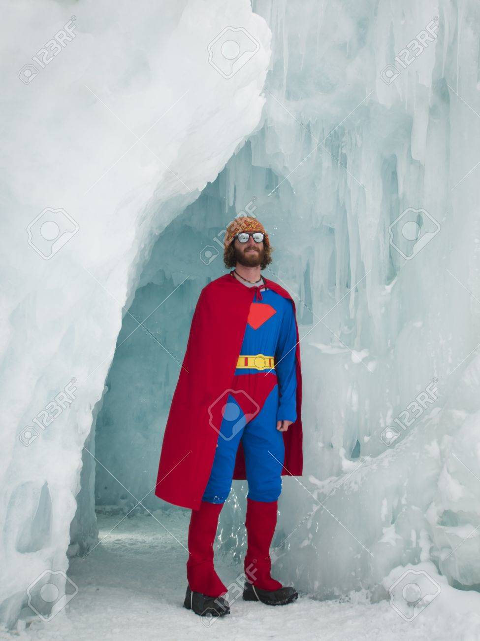 孤独の要塞でスーパーマン。の写真素材・画像素材 Image 12669927 