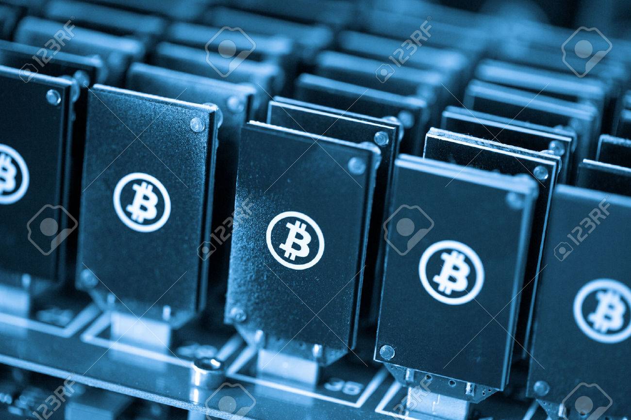 Bitcoin Mining USB Devices On A Large USB Hub. Stock Photo, Picture and  Royalty Free Image. Image 26095671.