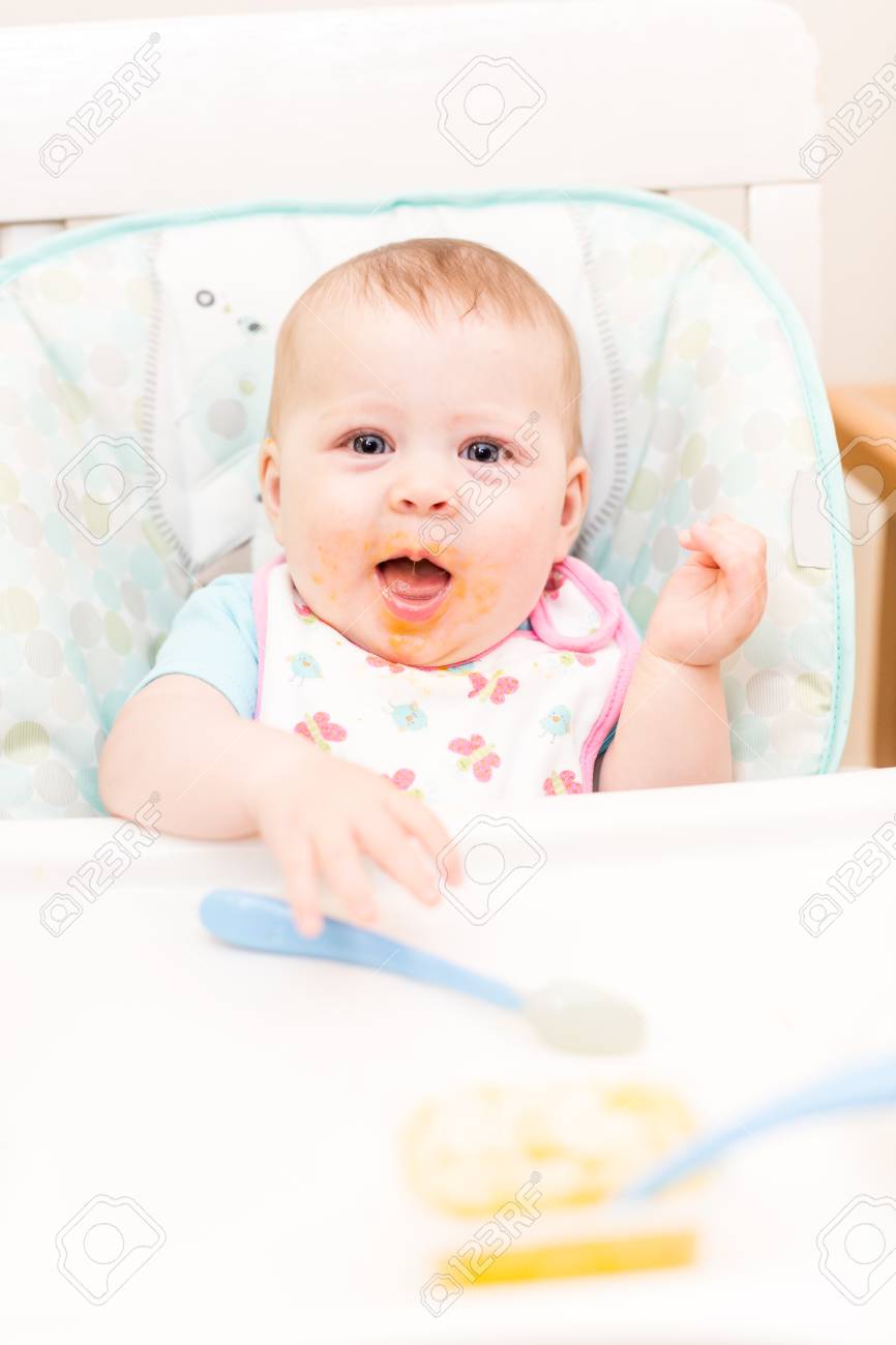 chair baby food