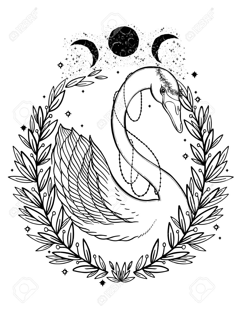 Sketch graphic illustration Beautiful Swan fairytale character with mystic and occult hand drawn symbols. Vector illustration. Vintage Hands with Old Fashion Tattoos.Freemasonry and secret societies emblems - 114858507 Sketch graphic illustration Beautiful Swan fairytale character with mystic and occult hand drawn symbols. Vector illustration. Vintage Hands with Old Fashion Tattoos.Freemasonry and secret societies emblems - 114858507