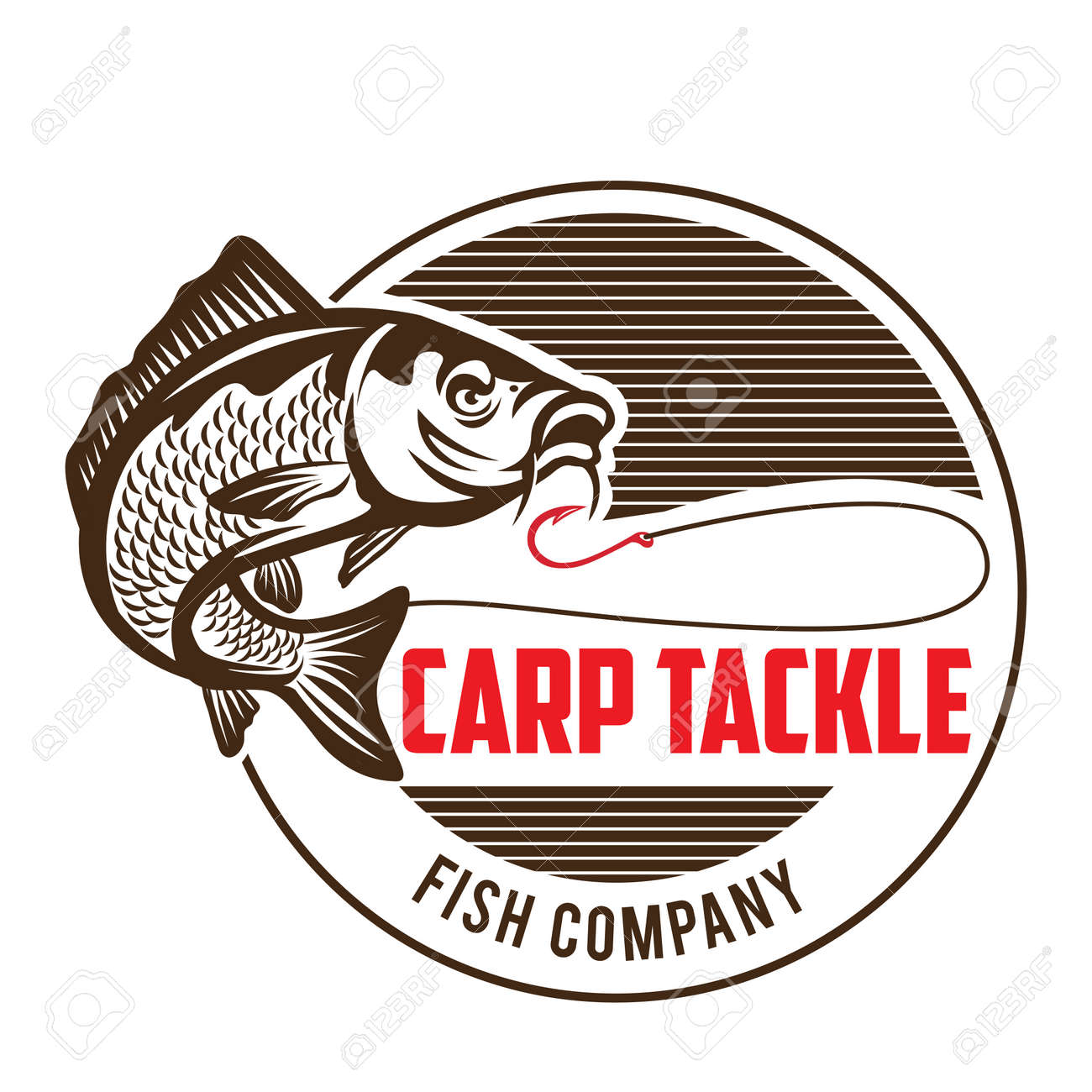 Download Carp Fishing Logo Vector Illustration Perfect For Fish Business Royalty Free Cliparts Vectors And Stock Illustration Image 155772756
