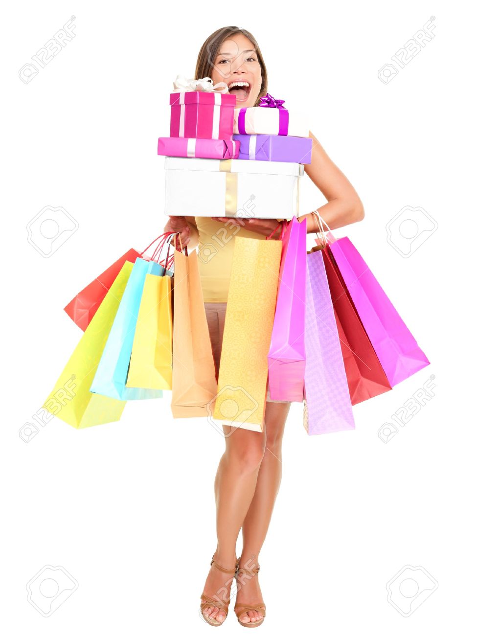 shopper shopaholic shopping woman
