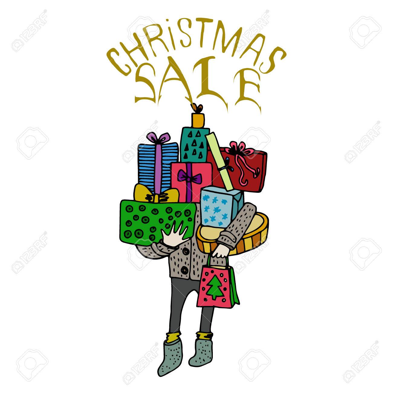 セールや割引カード バナー チラシ クリスマス セールのタイトル ヤドリギ 白い背景で隔離の手描き文字構成 人間は たくさんのプレゼントを買った 編集可能なベクトル イラスト テンプレートのイラスト素材 ベクタ Image セールや割引カード バナー チラシ クリスマス セールのタイトル ヤドリギ 白い背景で隔離の手描き文字構成 人間は たくさんのプレゼントを買った 編集可能なベクトル イラスト テンプレートのイラスト素材 ベクタ Image