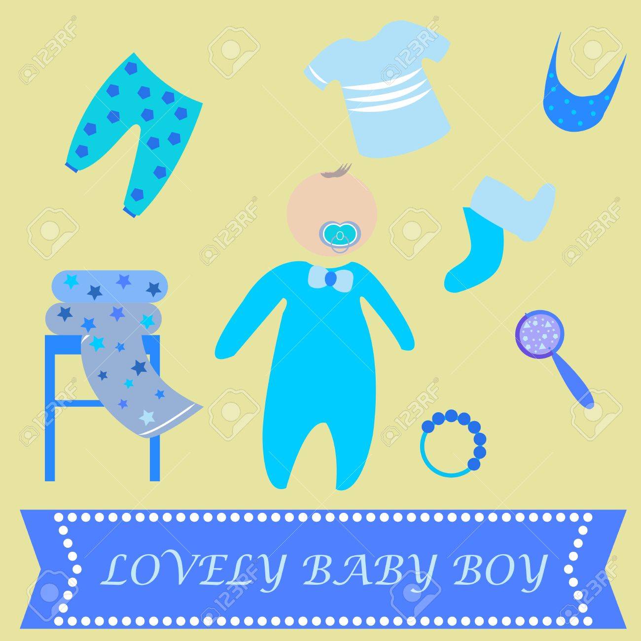 cute graphic for baby boy baby boy newborn lovely greeting card